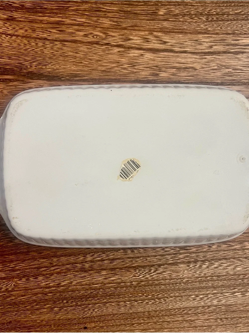 Small hand painted floral ceramic baking dish VTG